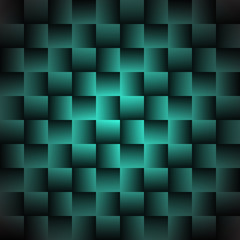 Blue Geometric Background with Squares - Abstract Wallpaper