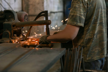 Specialist working at the plant