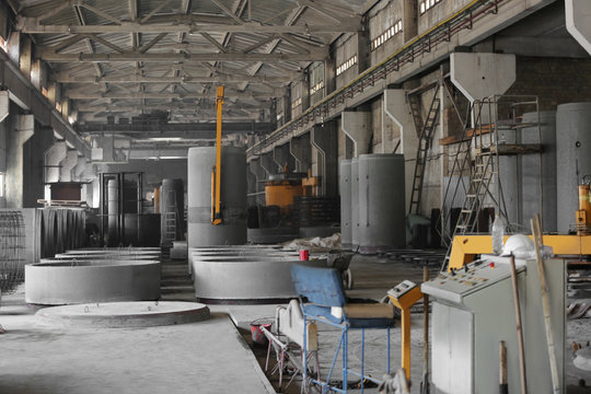 Workshop of concrete batching plant