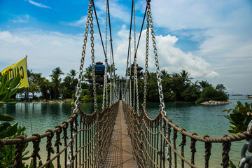 Hängebrücke in Singapur