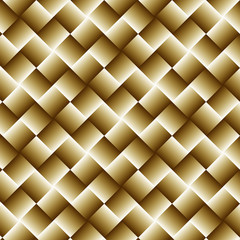 Gold Geometric Background with Squares - Abstract Wallpaper
