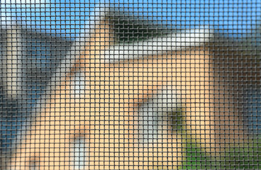 Mosquito screen, close up