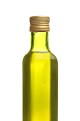 Bottle of cooking oil, isolated on white