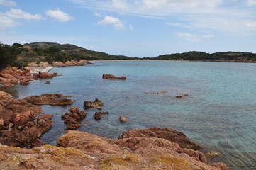 Fototapeta na wymiar Corsica beach