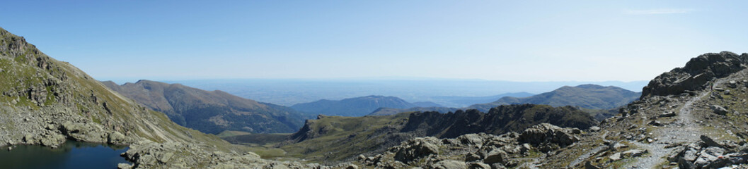Fototapeta na wymiar Around the mountain Monviso, Piedmont - Italy