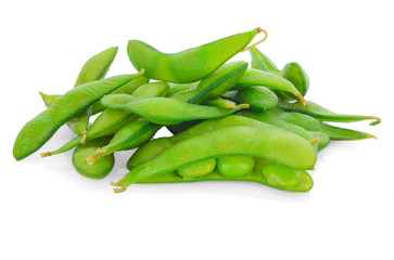 Japanese soybean on a white background