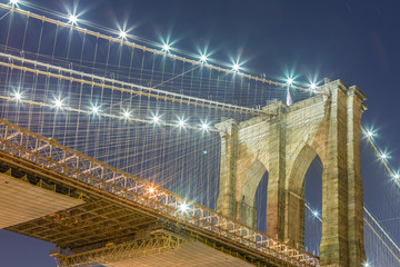 Brooklyn Bridge at night 3