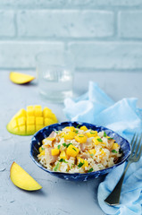 Bacon mango fried rice