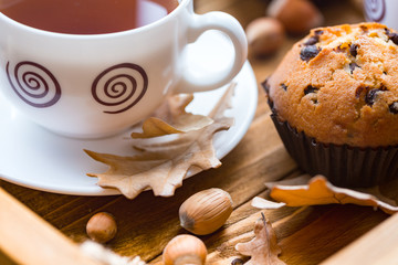 cake and tea