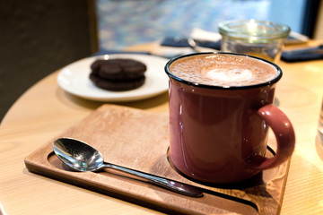 large cup of cocoa