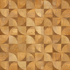 Obraz premium Interior wall panel pattern - seamless background - Design wallpaper - decorative wrapping paper - different colors - laminate floor - wood texture - Continuous replication