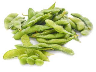 Japanese soybean On a white background