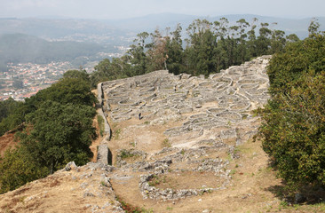 citania celta en La Guardia, Galicia, Spain © M.Madriñán