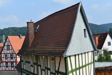 Fachwerkhäuser in der Altstadt von Bad Orb
Hessen