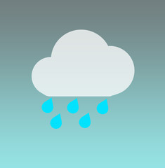 Rain weather icon