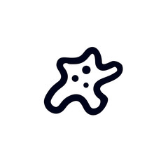 Amoeba flat icon