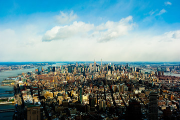 Spectacular view of Manhattan, New York