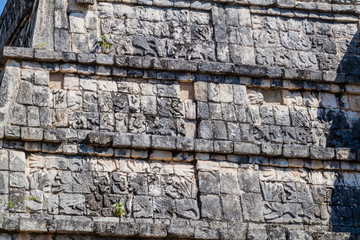 Fototapeta premium Ruins in the Mayan archeological site Chichen Itza, Mexico