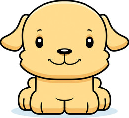 Cartoon Smiling Puppy