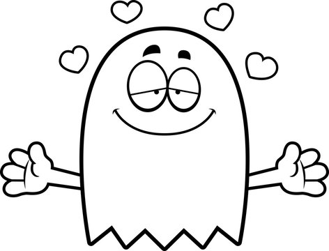 Cartoon Ghost Hug