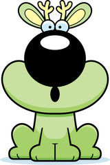 Surprised Cartoon Jackalope