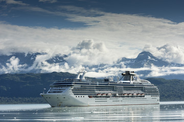 Cruise Ship, Glacier Bay, Alaska © Betty Sederquist