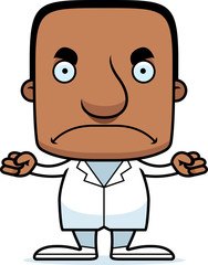 Cartoon Angry Doctor Man