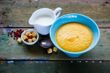 Vegetable cream soup