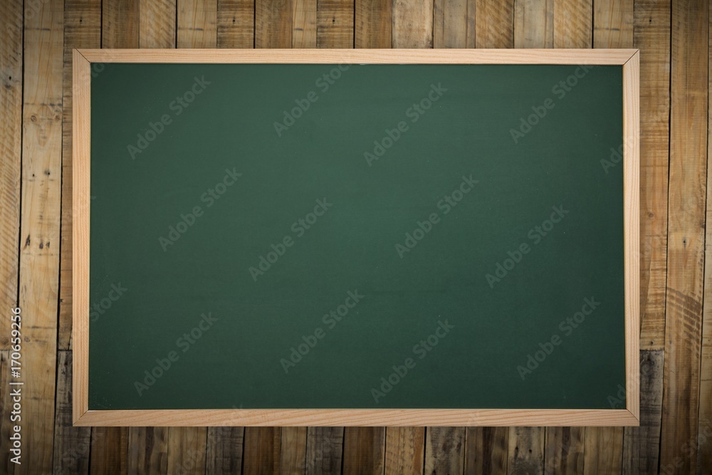 Poster Composite image of image of a chalkboard   
