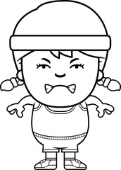 Angry Cartoon Fitness