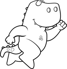 Dinosaur Jumping