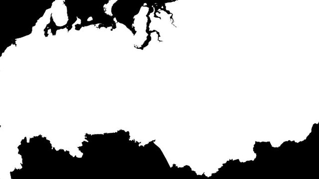 Bashkortostan - Russia, republic extruded. Satellite