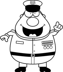 Cartoon Navy Admiral Idea