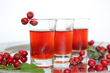 Hawtorn berry liquor 