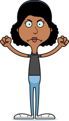 Cartoon Angry Woman