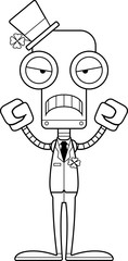 Cartoon Angry Irish Robot