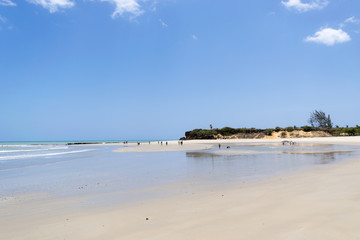 Fototapeta na wymiar Praia de Tourinhos, São Miguel do Gostoso, Rio Grande do Norte, Brasil.