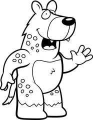 Hyena Waving