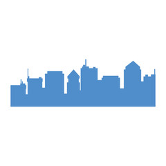 cityscape silhouette isolated icon vector illustration design