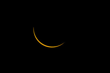 Fototapeta na wymiar Solar Eclipse Partial 4