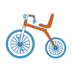 cute tricycle isolated icon vector illustration design