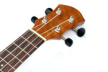 Ukulele white background