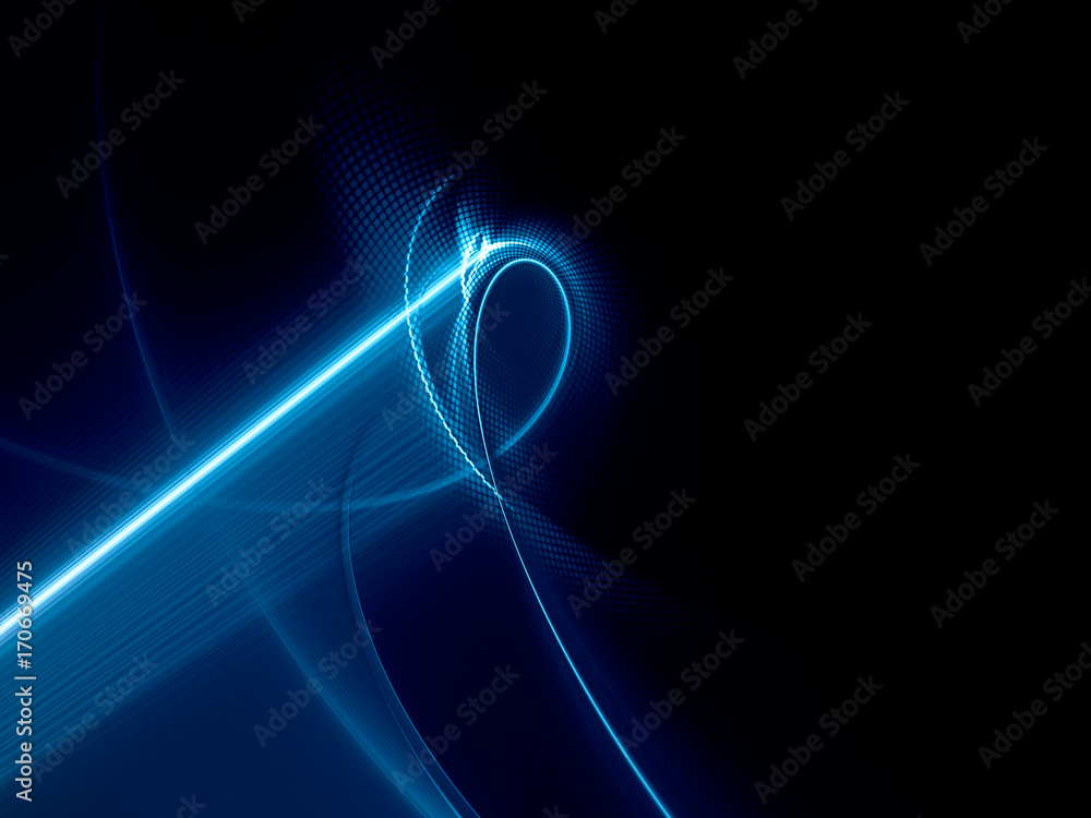 Fototapete abstract background element. fractal graphics series. curves, blurs and twisted grids composition. b