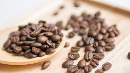 Coffee bean seed raw material for coffee drink