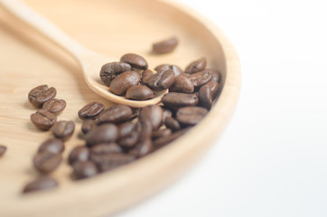 Coffee bean seed raw material for coffee drink