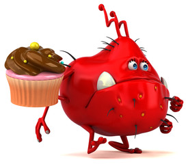 Fun germ - 3D Illustration