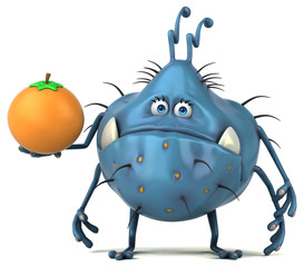 Fun germ - 3D Illustration