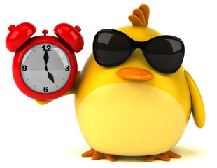 Yellow bird - 3D Illustration
