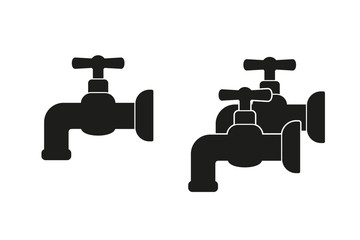 Faucet vector icon.