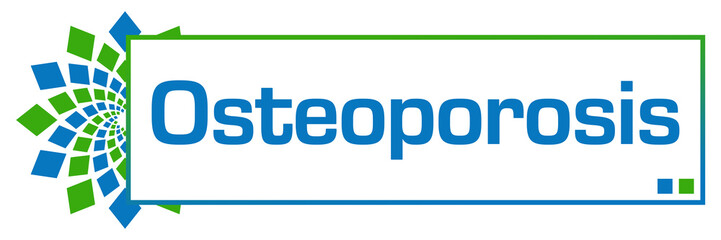 Osteoporosis Green Blue Circular Bar 